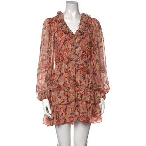 Ulla Johnson Silk Floral Mini Dress